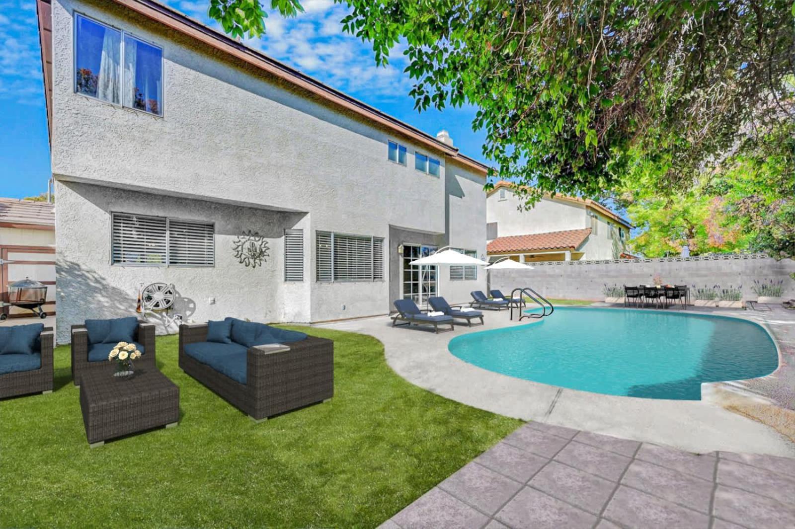 Bright Fun Spacious Home With Pool Las Vegas Exteriér fotografie