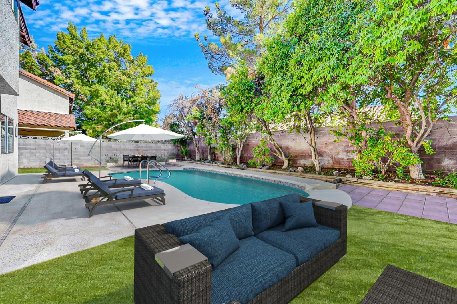 Bright Fun Spacious Home With Pool Las Vegas Exteriér fotografie
